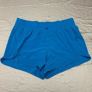 Blue athletic shorts – all in motion